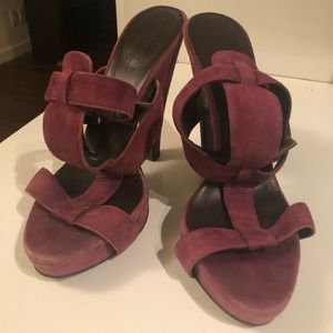 Jenni Kayne Plum Suede Heels